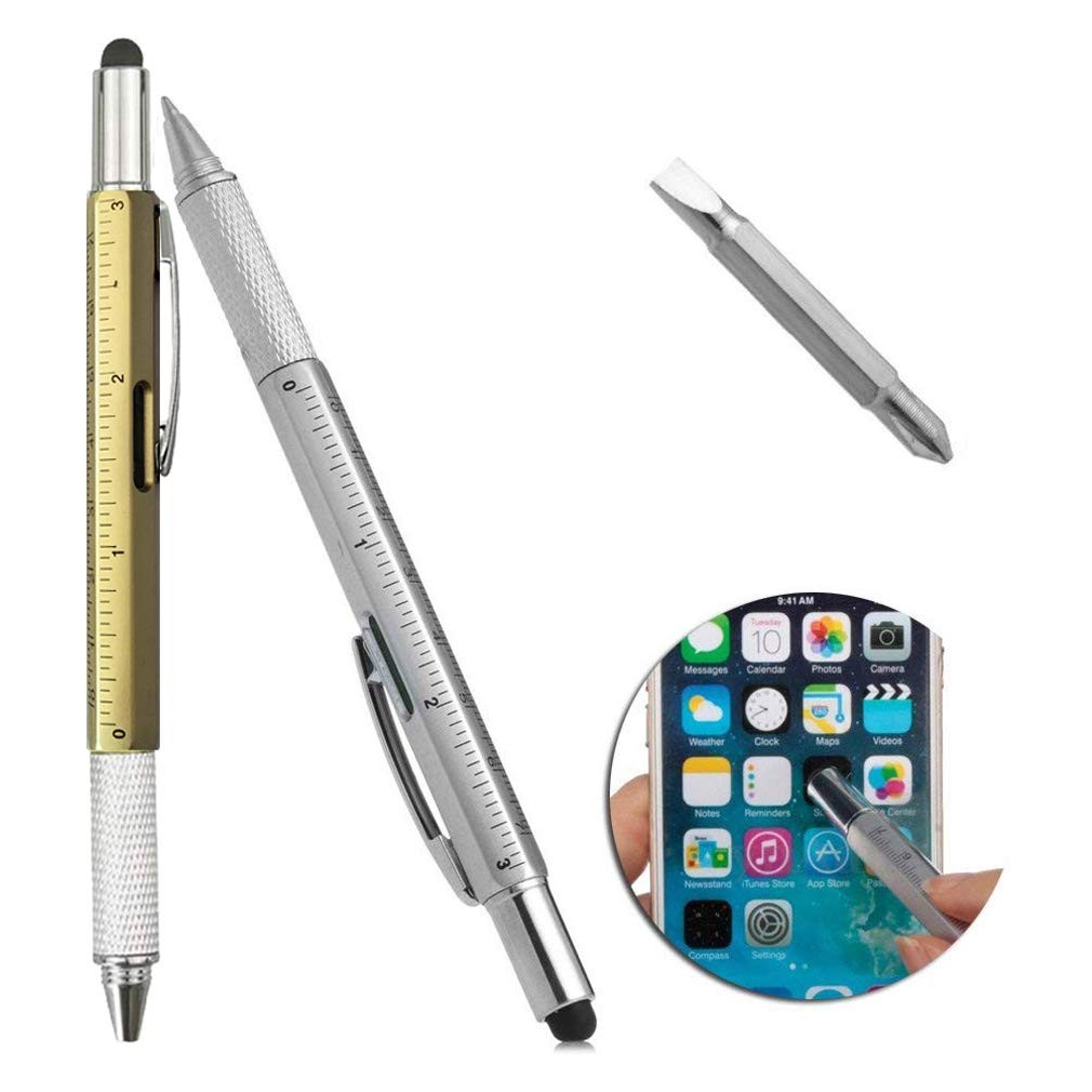 6 in 1 Multitool Pen, Stocking Stuffers, Gifts for Men, Cool Gadgets, Tools
