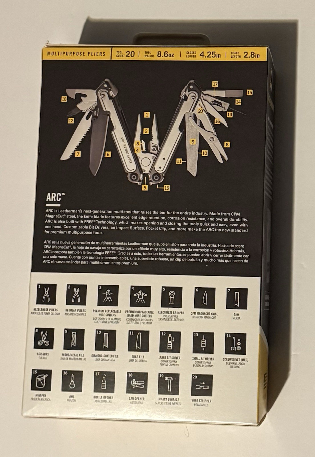 Leatherman ARC Premium Multi-Tool – 20-in-1 | BRAND NEW | Free Shipping