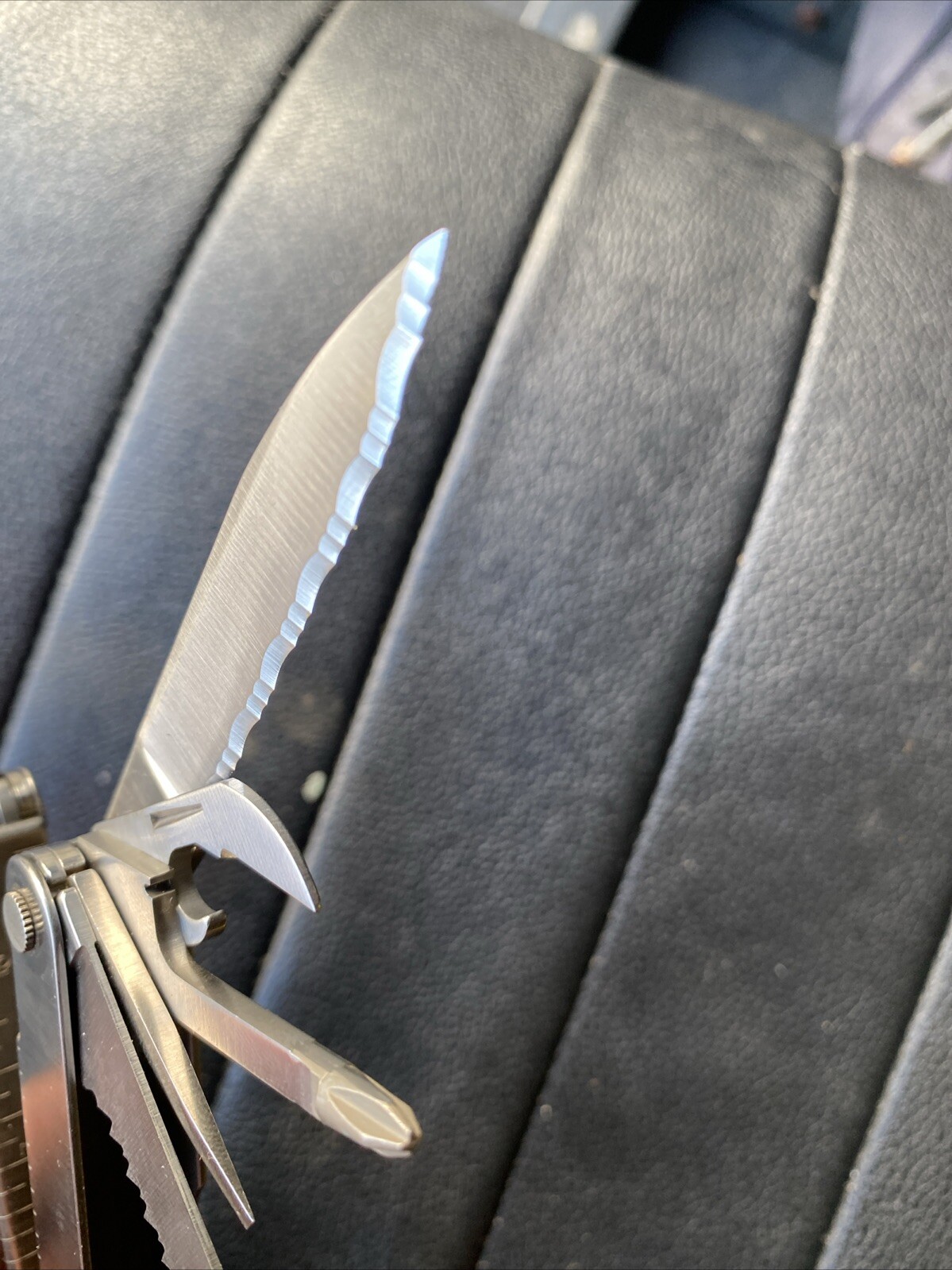Multi-tool With Pocket Clip. Leatherman 832127 Rev Stainless Steel