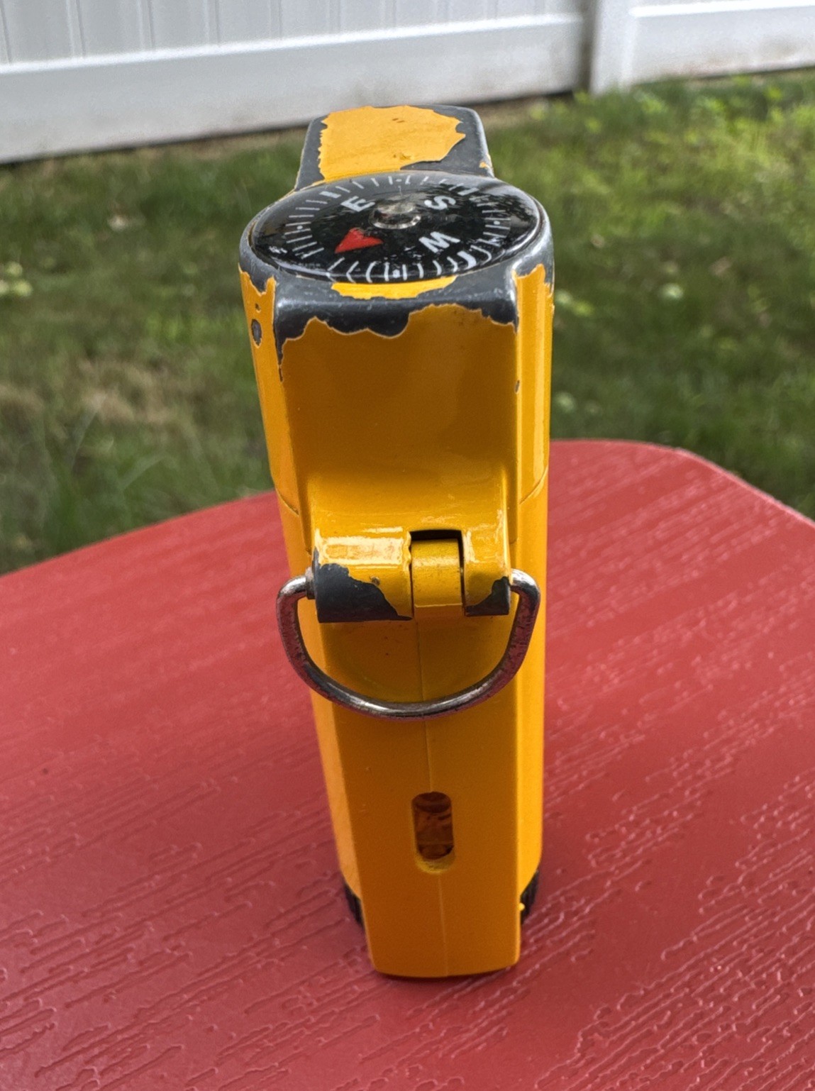 Eddie Bauer Yellow (Outdoors) Butane Cigarette Lighter With Compass