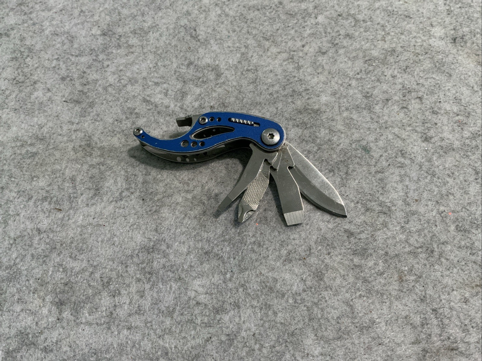 Gerber Curve Multi Tool Blue Knife File Flathead