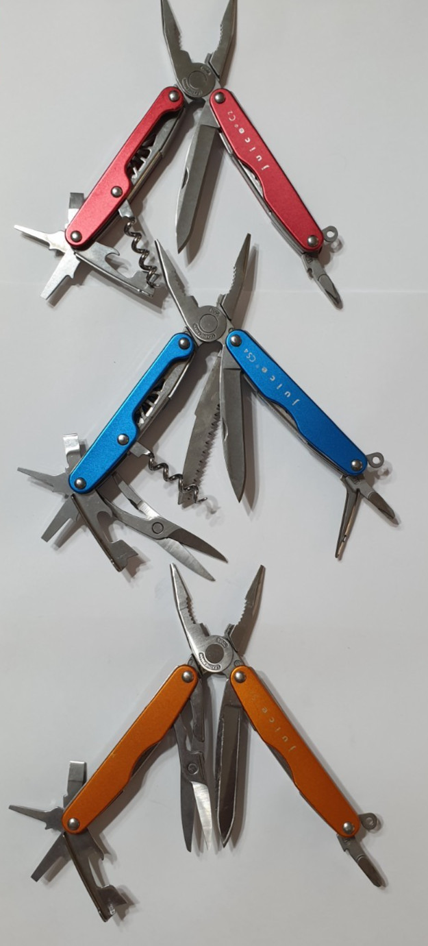 🔥 Leatherman Juice C2 S2 CS4 Set Blue Orange Red Retired MultiTool Collectable