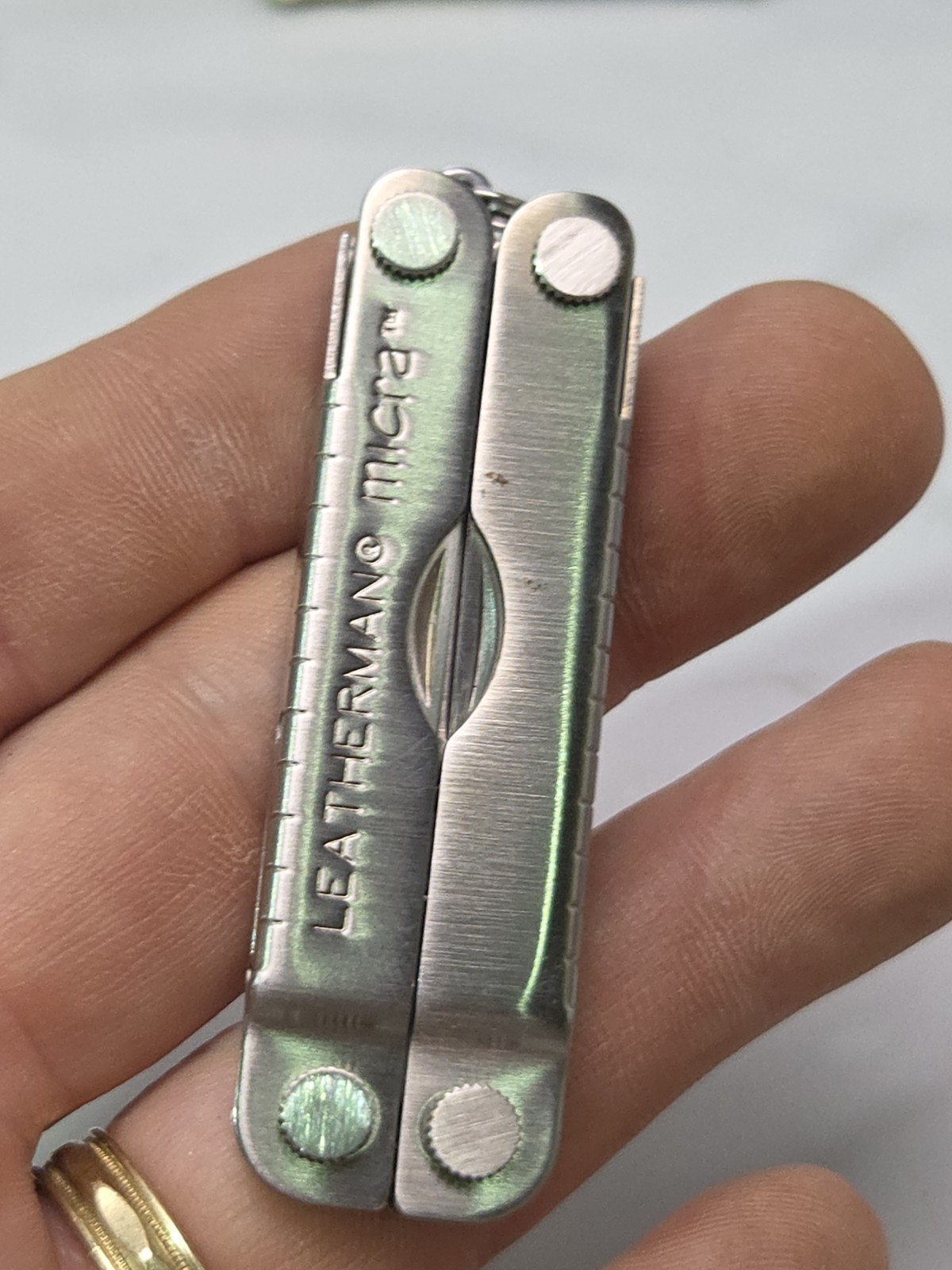 NEW NOS 2003 Leatherman MICRA Collectors item Stainless Steel MADE IN USA