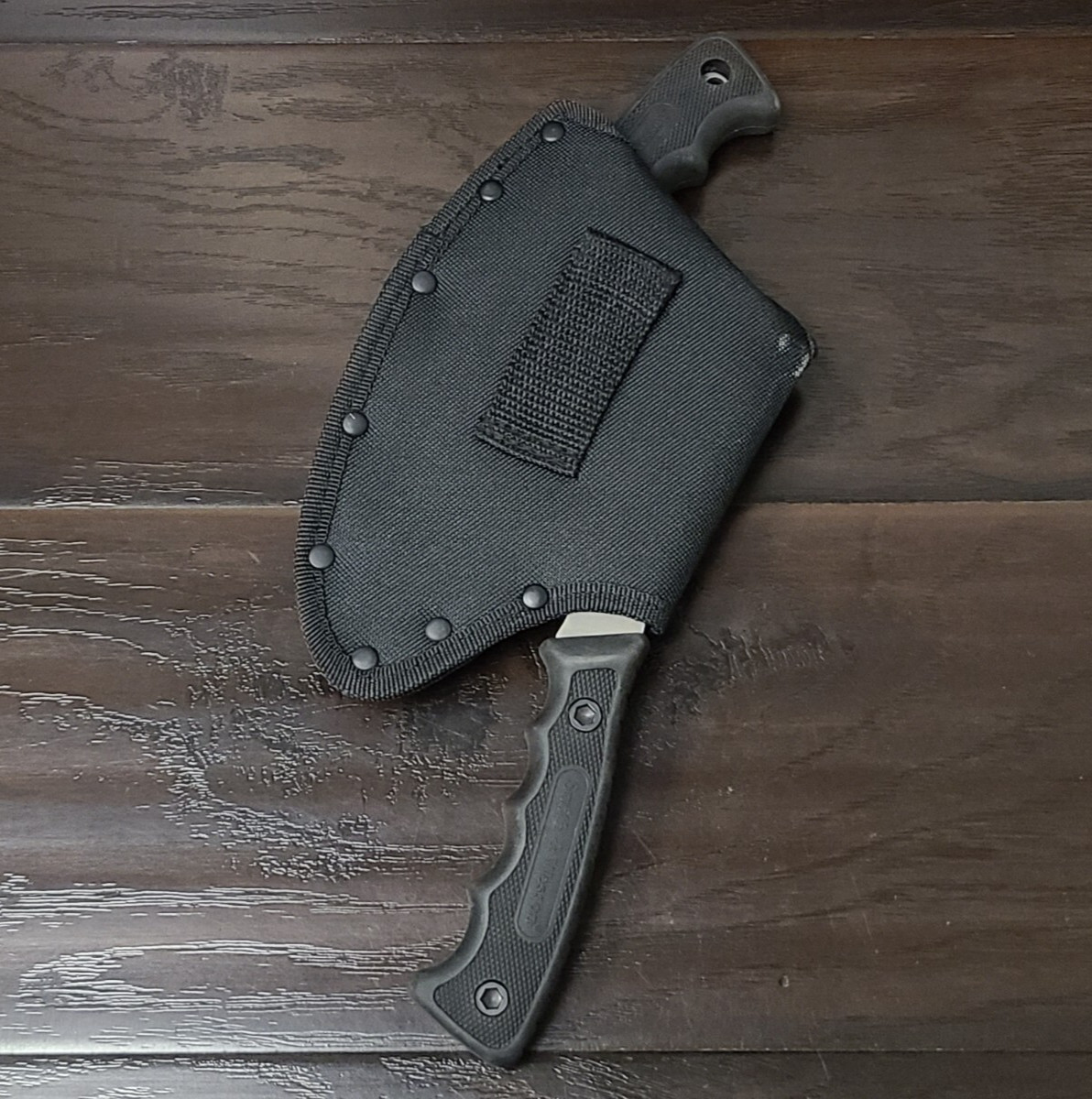 Smith & Wesson BullsEye Hatchet Gut-hook Hunting Knife Sheath Camp Hatchet
