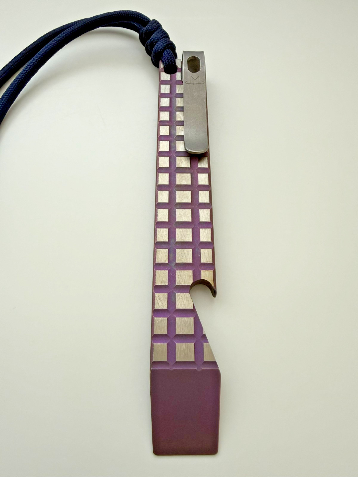 Maverick Customs Pocket Pry Bar Frag Purple Titanium