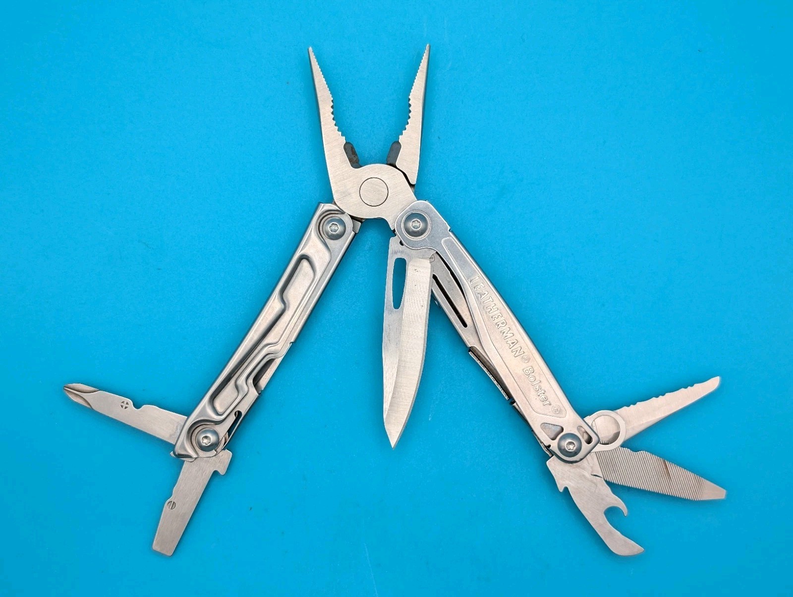 Leatherman Bolster 13 Tool Stainless Steel Multi-Tool!