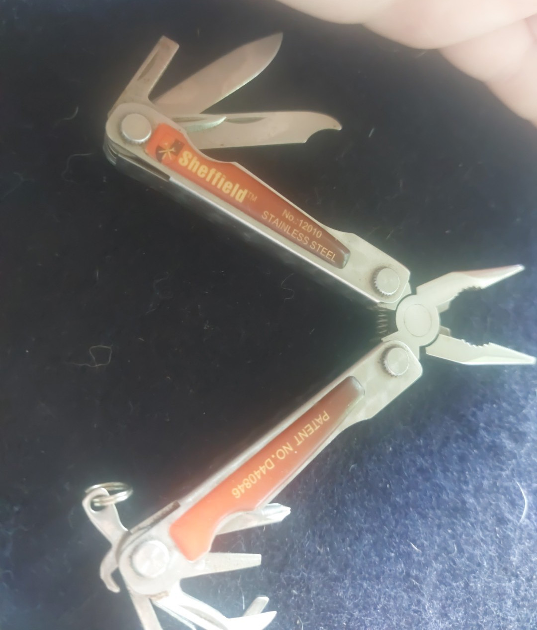 Sheffield Mini Multi Tool 9 in 1 Knife Pliers Saw Screwdriver scissors