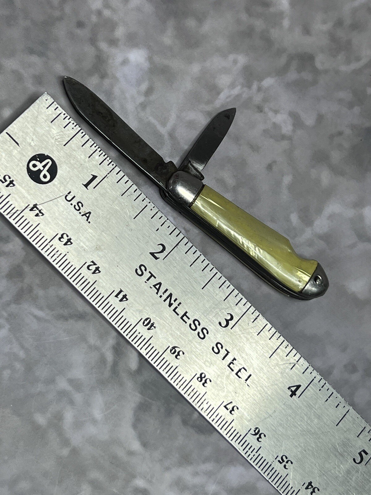 Hammer Brand Vintage 2 Blade Pocket Knife Vintage 1930’s PAT. NO5. 2037943 #1720