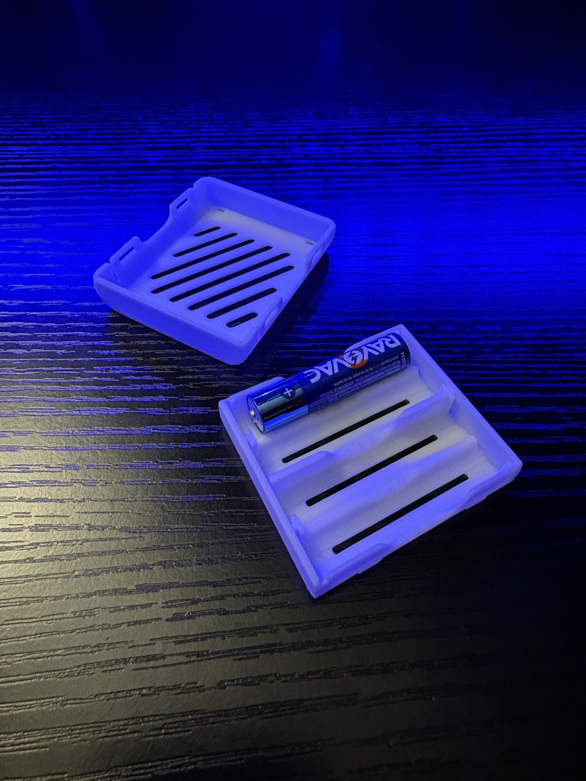 7 pc white 3-D printed PLA Every Day Carry samples, utilities and supplement kit