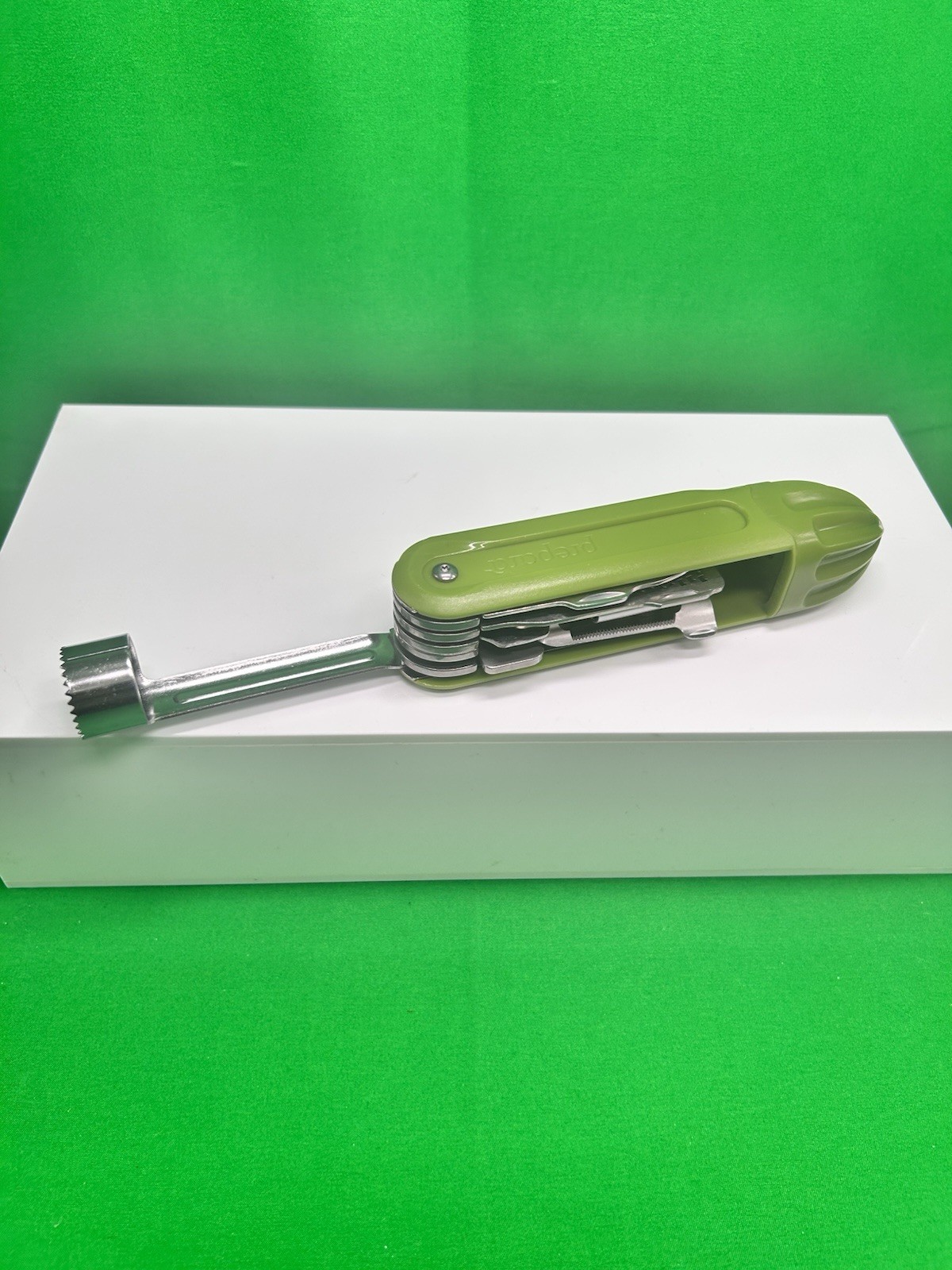 Prepara Multi Kitchen 6 Tool Green Camping and Hiking Foldable Tool