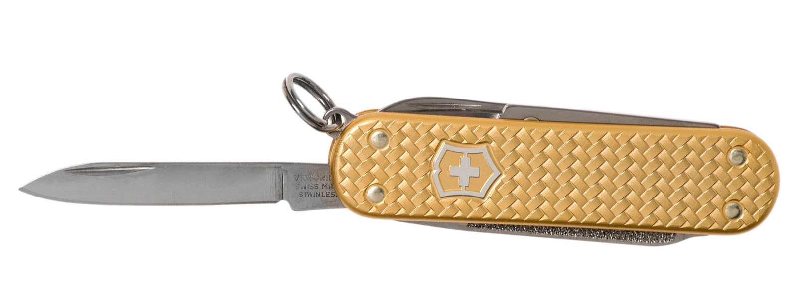 Swiss Army Knife, Classic Brass Gold Alox, Victorinox 0.6221.408G New In Box