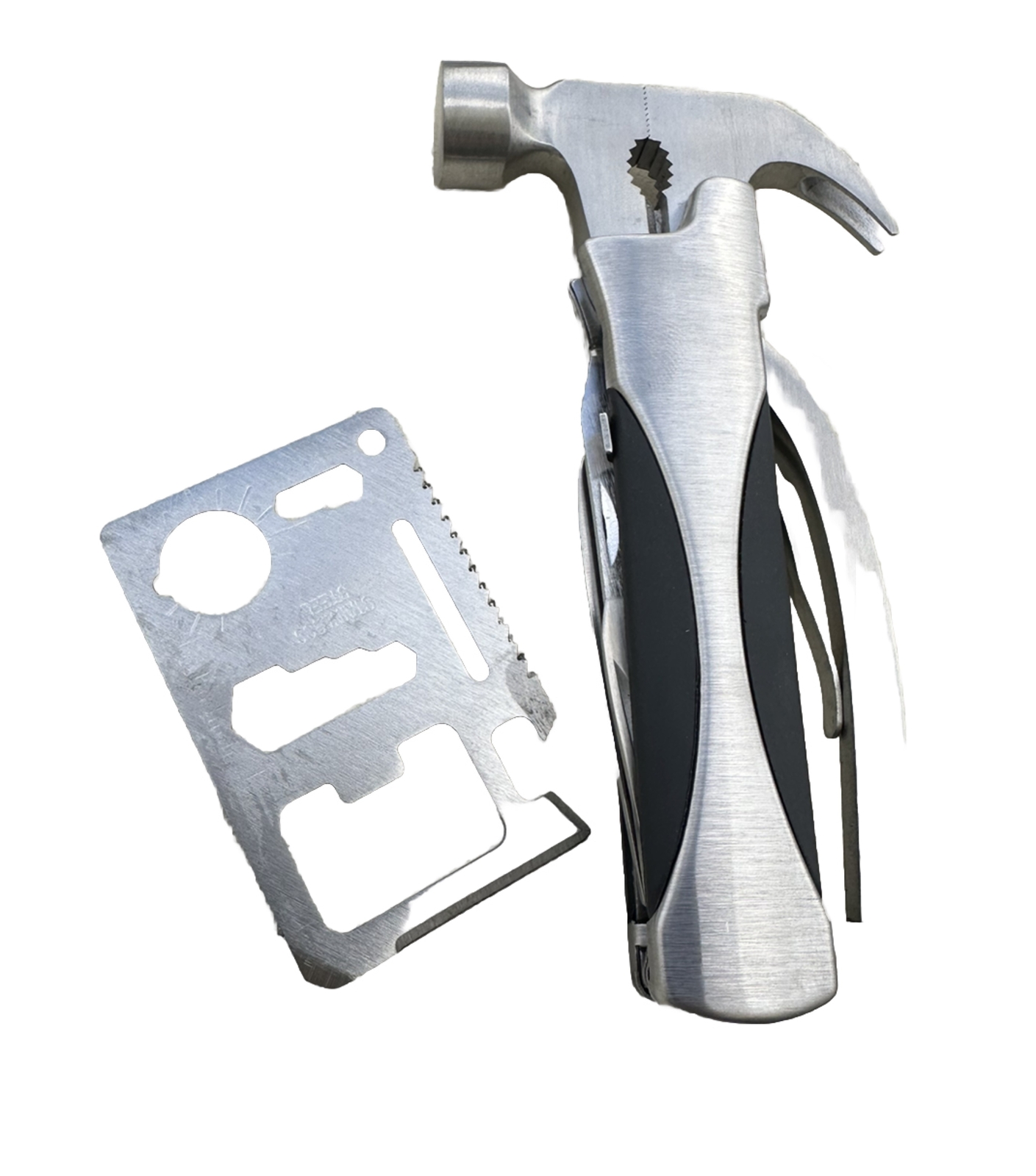 Outdoor Backpacking Survival Handy Hammer Plier Nail Puller Wire Cutter Saw Tool