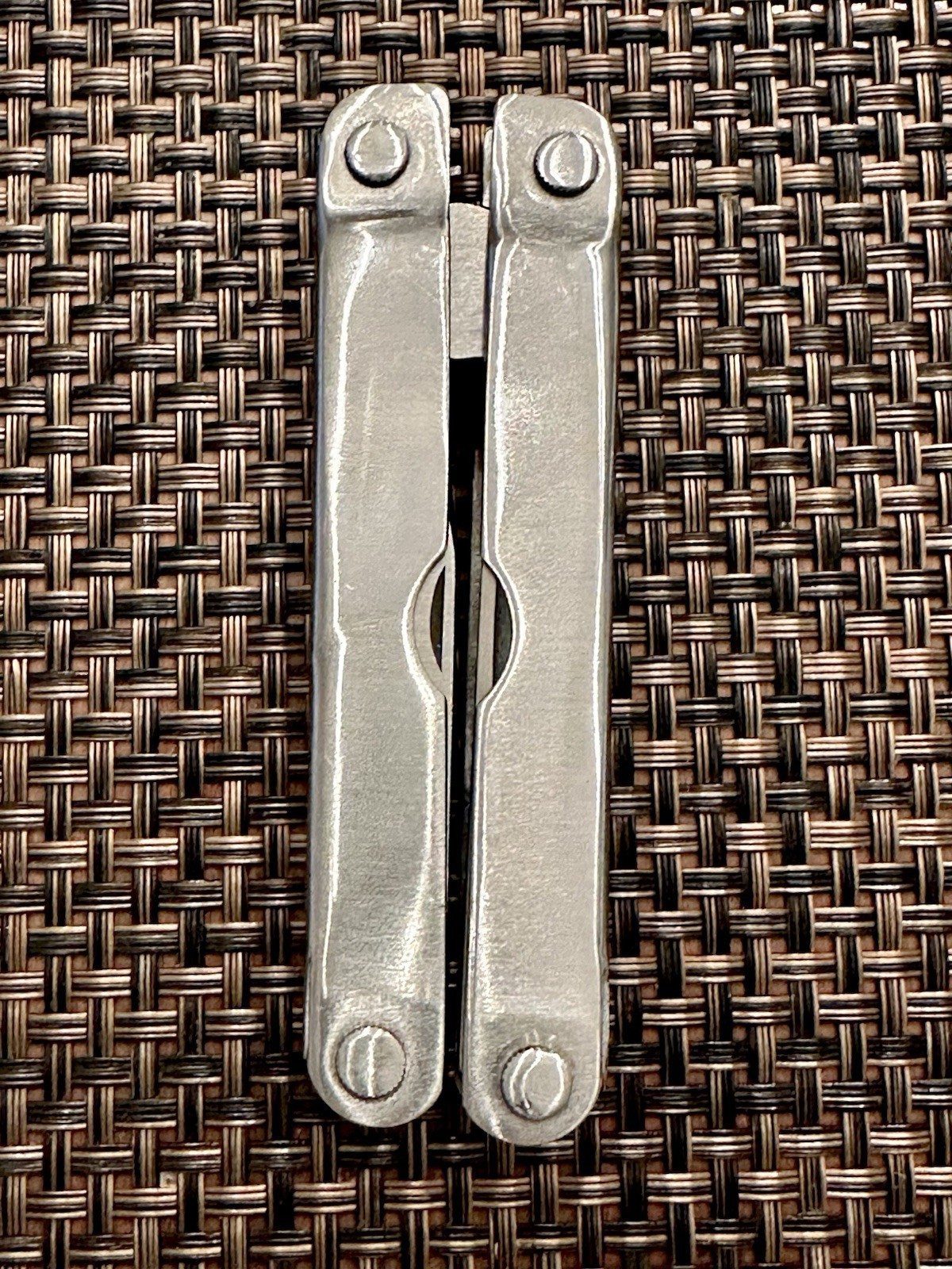 Vintage Stainless Steel Multi-Tool Pocket Knife with Case Made In China EUC!
