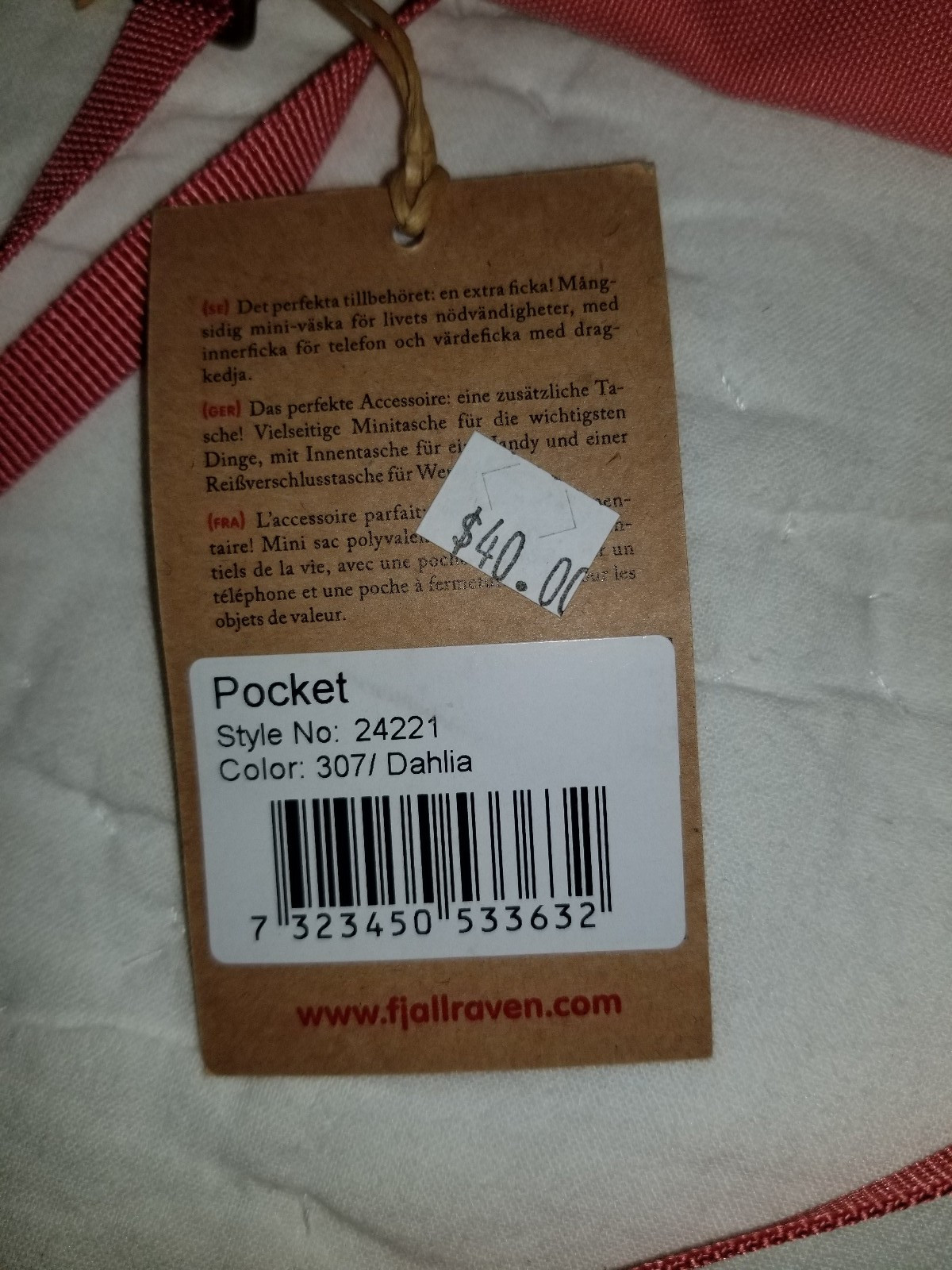 Fjall Raven $45 Pocket EVERYDAY OUTDOOR Bag
