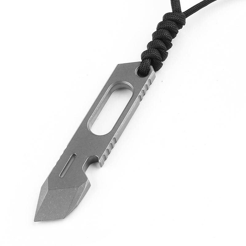 New Titanium Alloy Pocket Pry Bar Crowbar Opener Portable Outdoor EDC Multi Tool