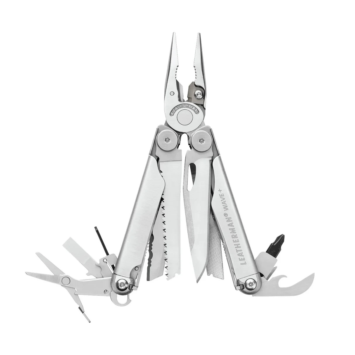 NEW Leatherman 832533 Multi-Tool 18 Tools Wave + Black/Stainless Steel
