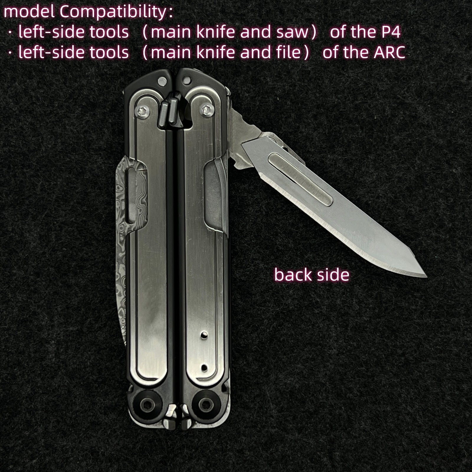 Scalpel Handle with Thumb Grip Fits Surgical Blade No.60 for Leatherman P4 ARC