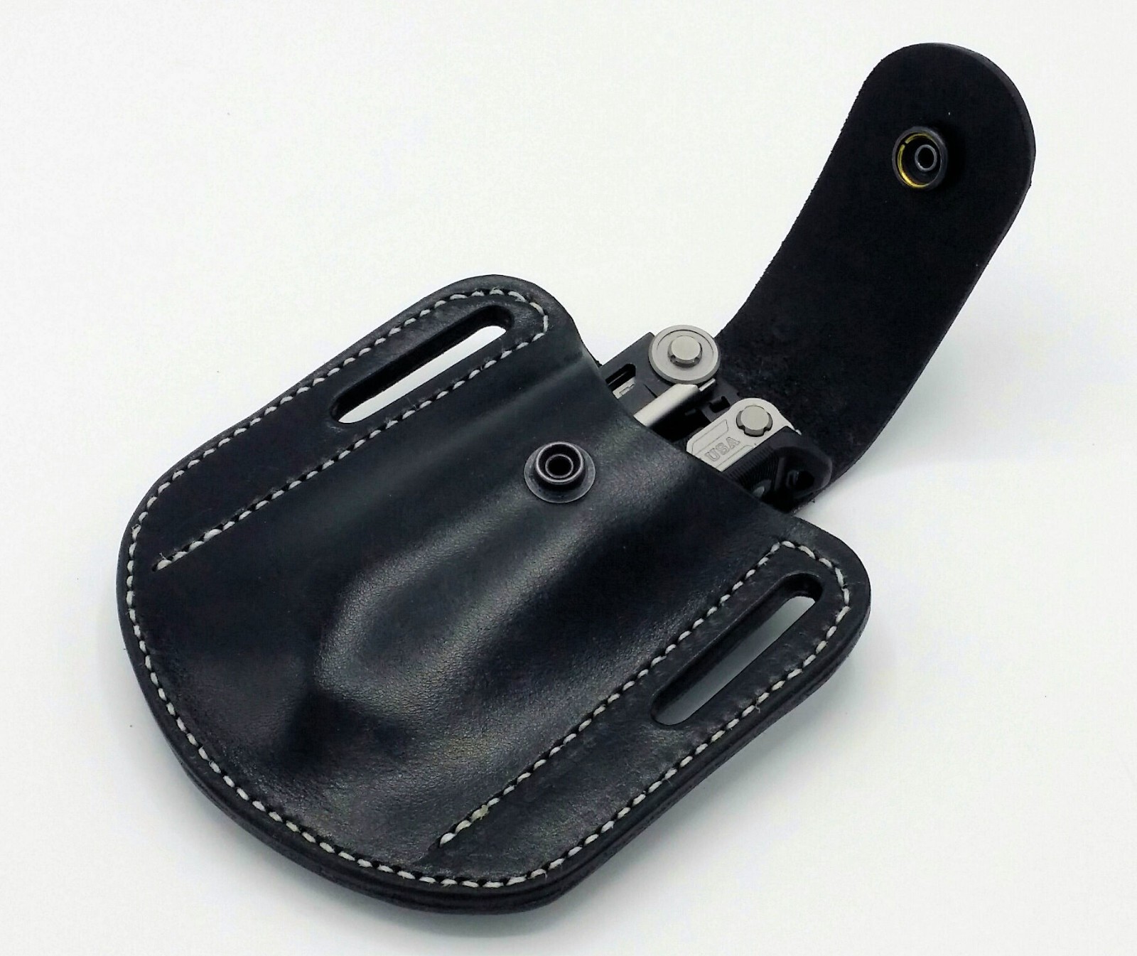 Leather Sheath for Gerber Center-Drive or Diesel Multitool Black
