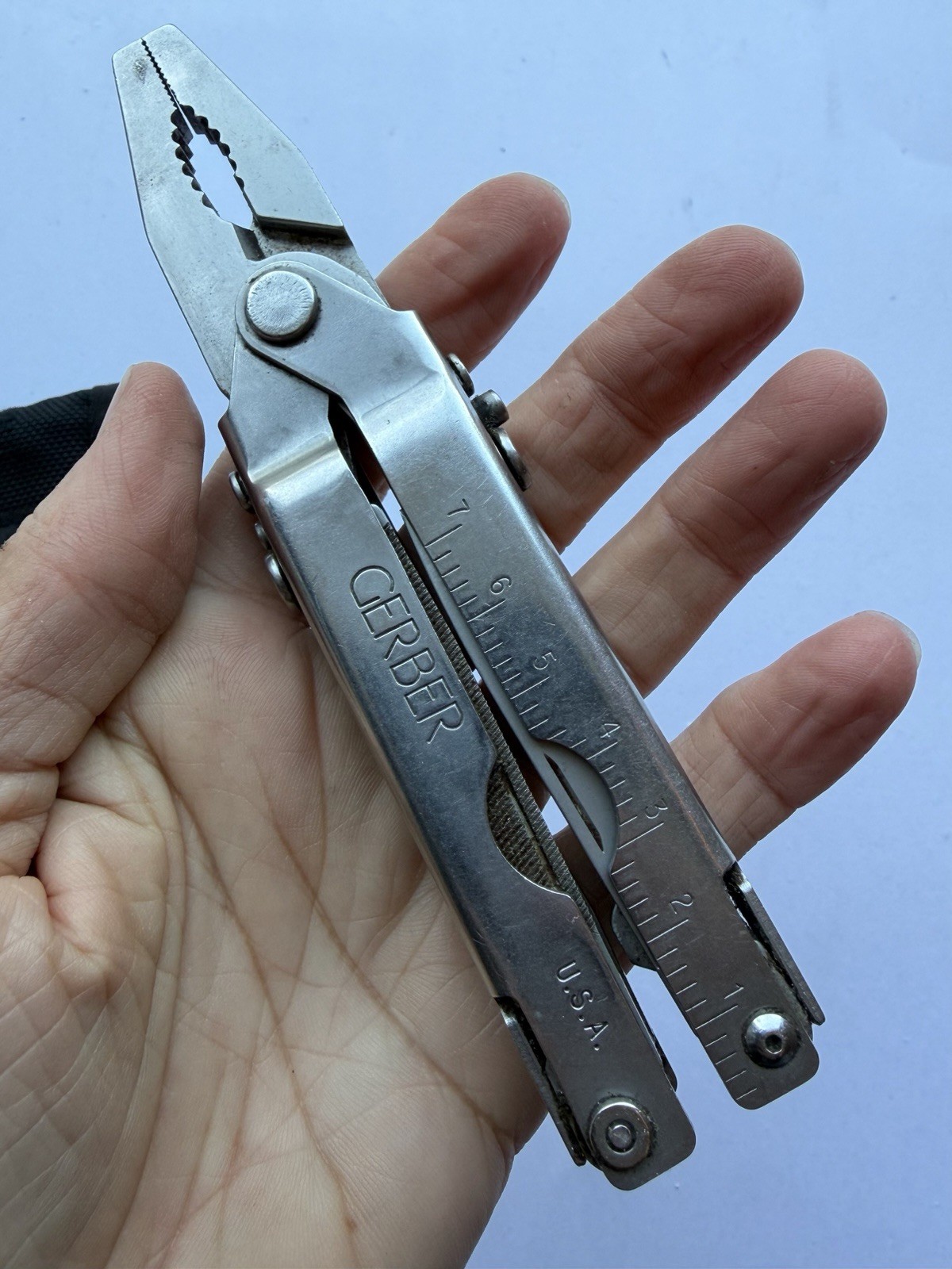 VINTAGE 1990s GERBER USA ORIGINAL BLUNT NOSE MULTI-PLIER MULTI-TOOL IN NEW POUCH