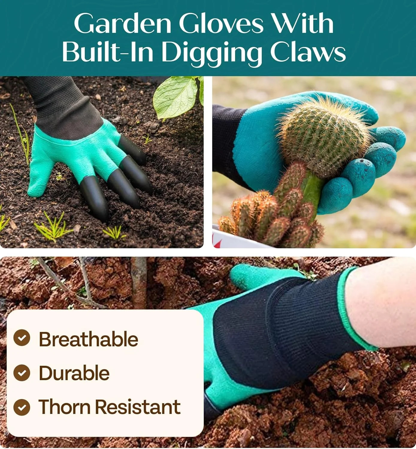 Heavy Duty Gardening Tools – Gardening Gifts for Women, Men, Mom, Dad – Durable,