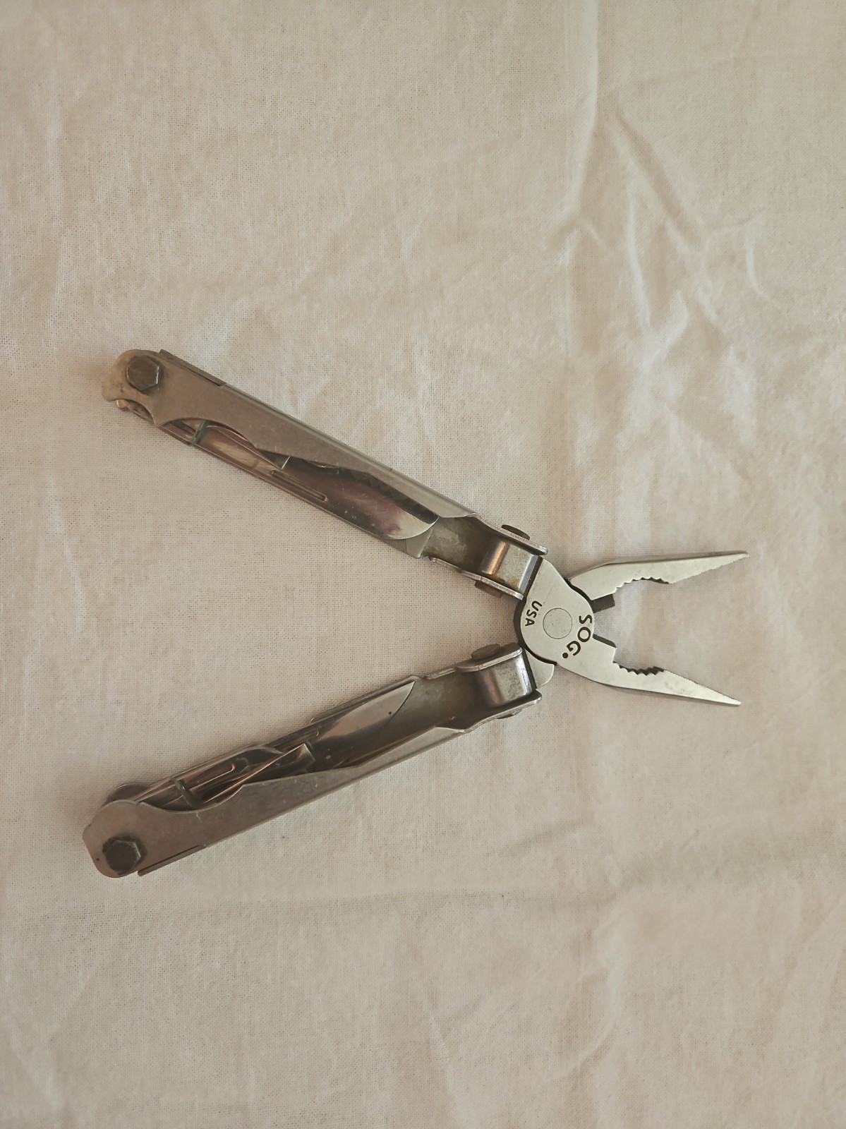 Vintage SOG Paratool Multi-Tool USA Survival Knife Pliers File EDC
