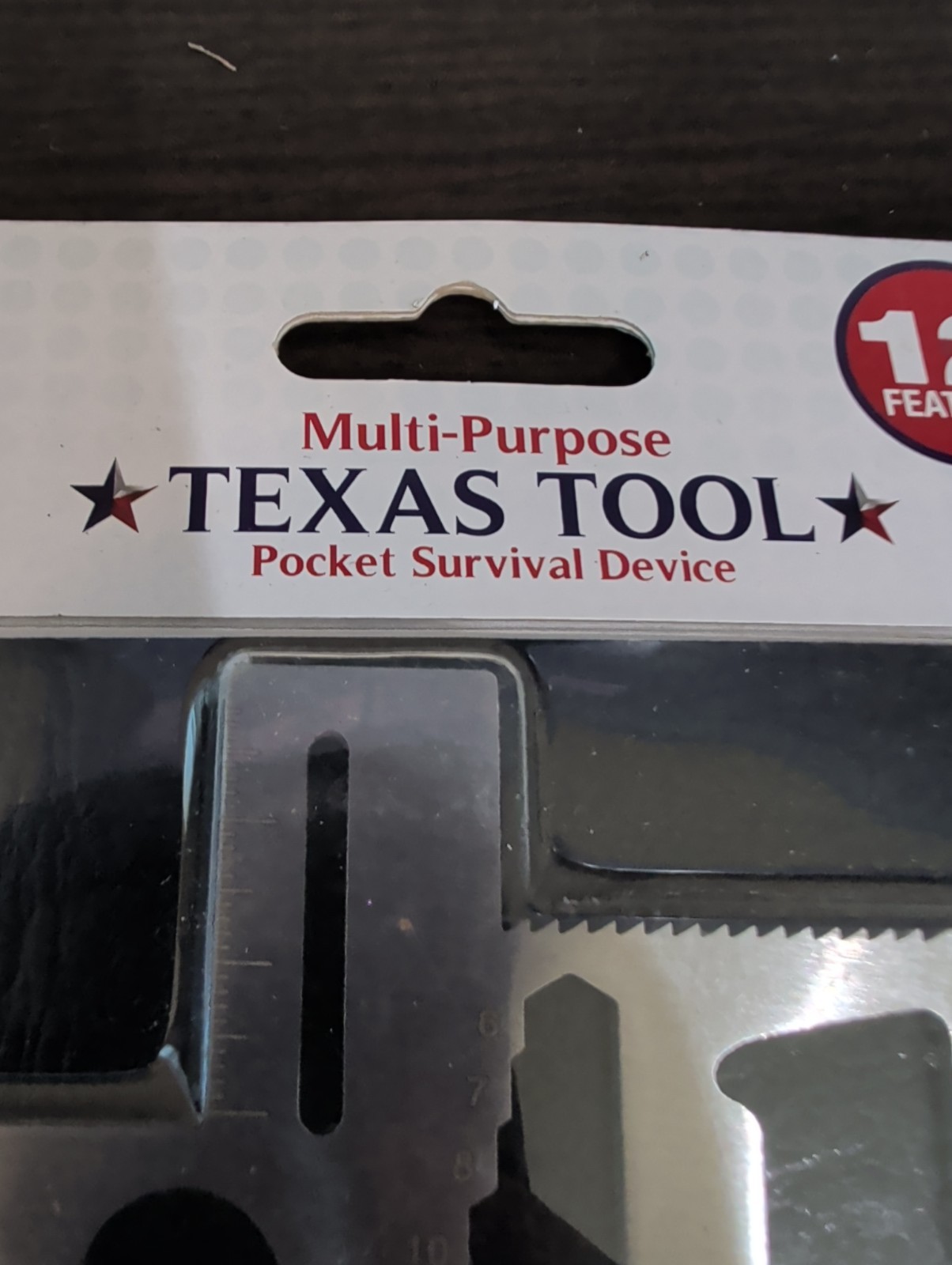 Set Of 3 Multi-Purpose Texas Tool Pocket Survival Device 12 Features