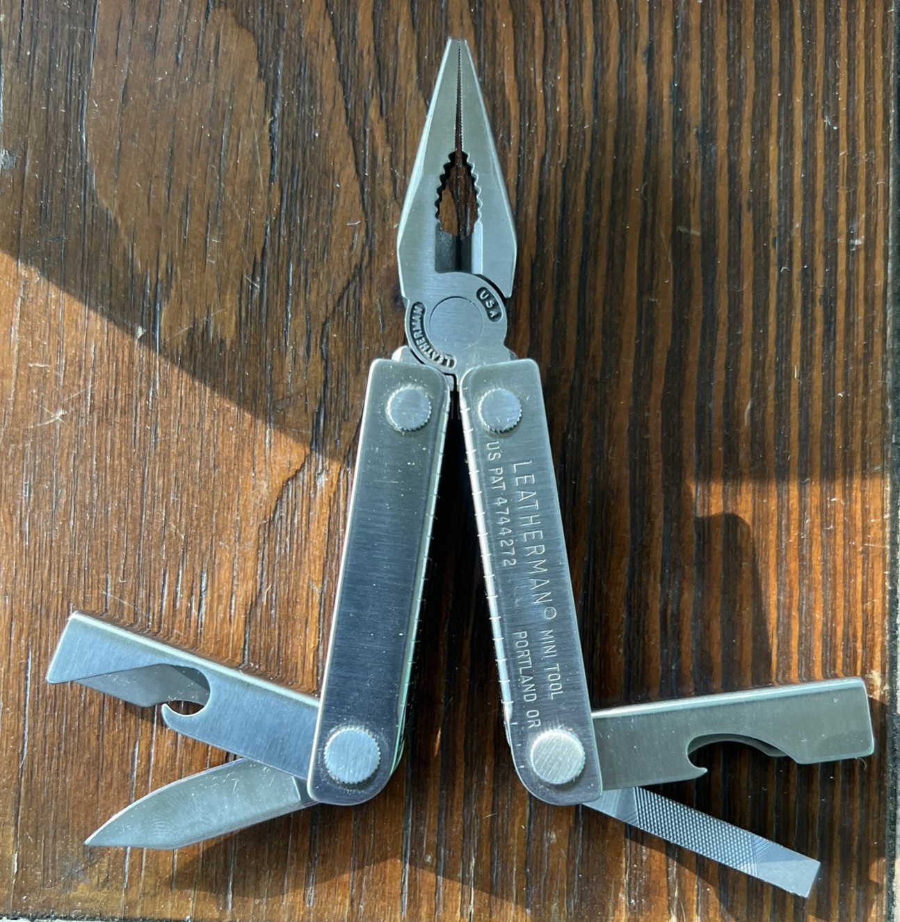 Vintage 90s Leatherman Mini Tool US Pat 4744272 Made In USA New Condition