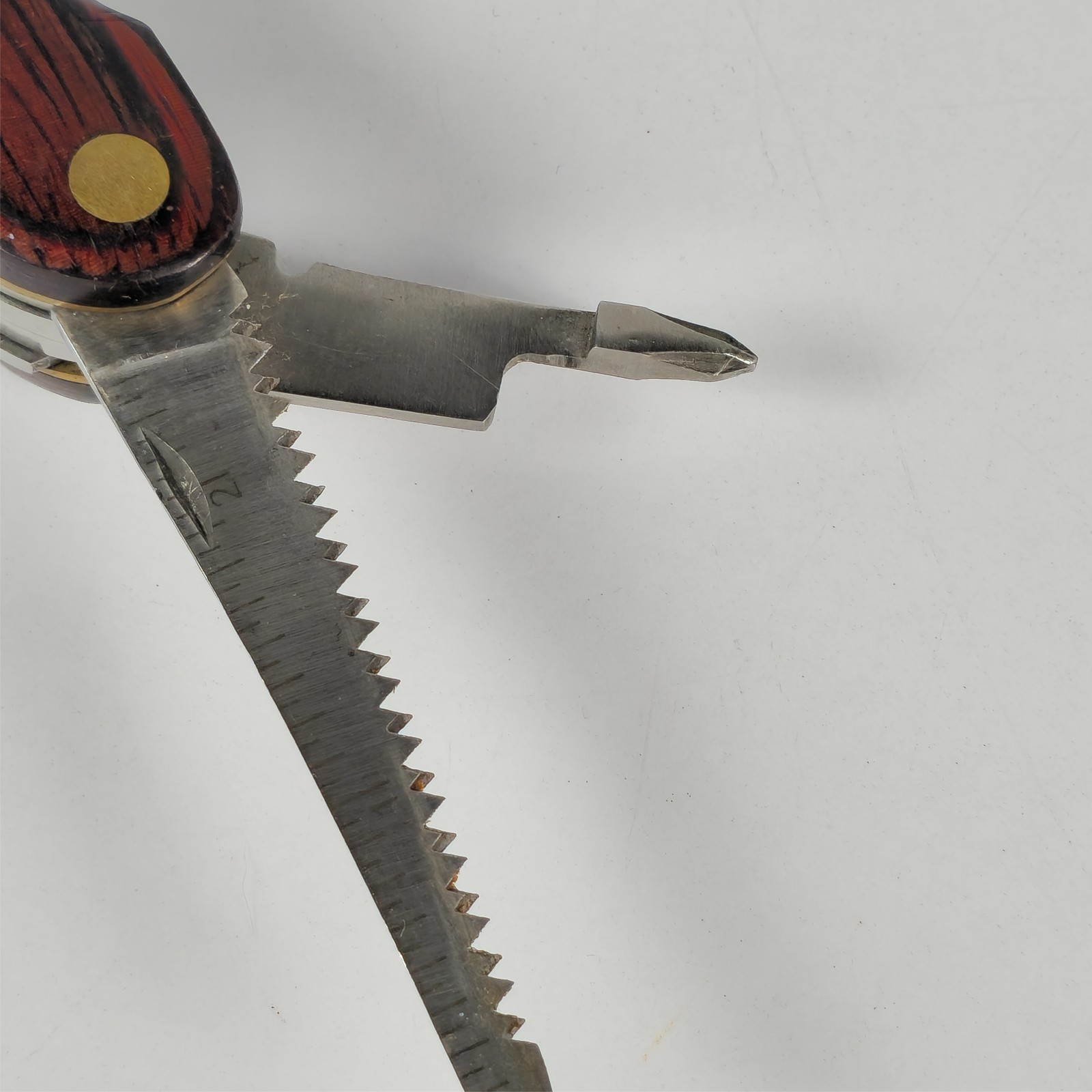 HUSKY 25 Years 25th Anniversary Limited Edition Multi-Tool Brass Wood vintage