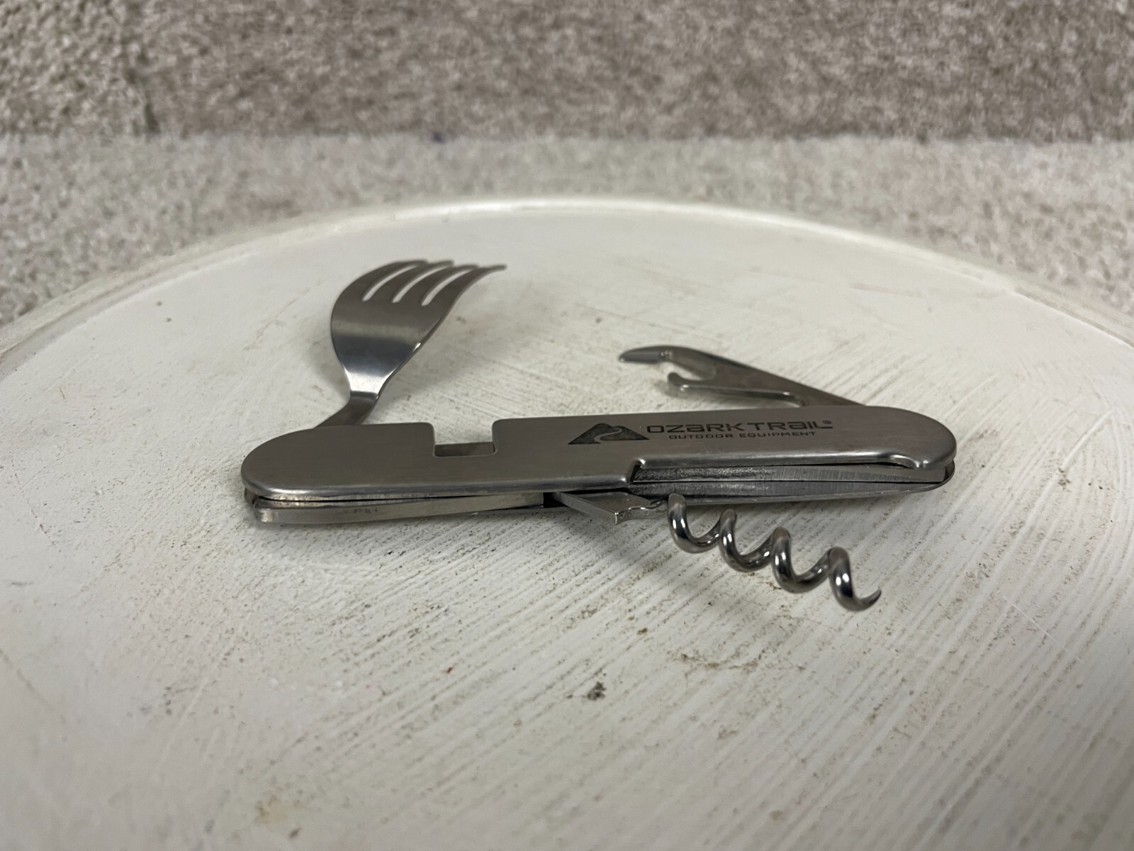 Ozark Trail Outdoor Equipment Utility Utensil Multi-Tool 4.5″ Fork Bottle Opener
