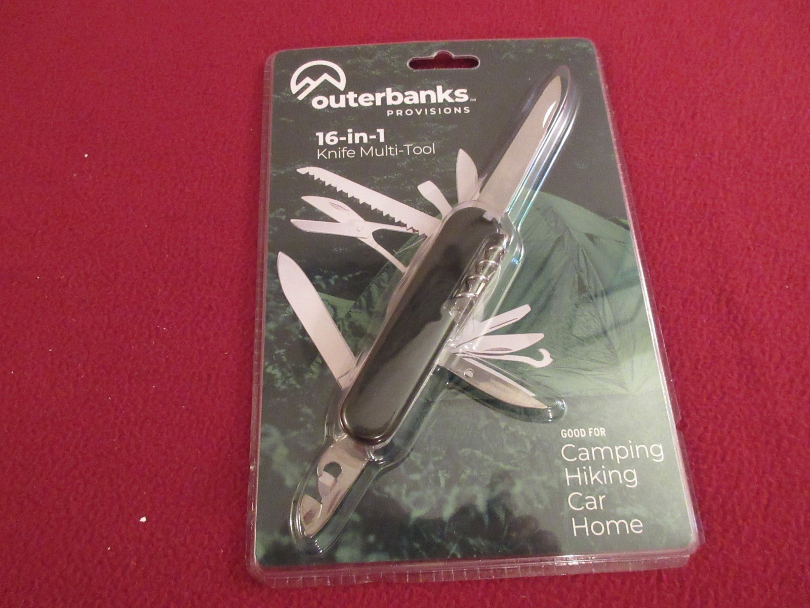 16 In 1 Pocket Knife Multi-Tool Outerbanks Camping & Hiking Etc….