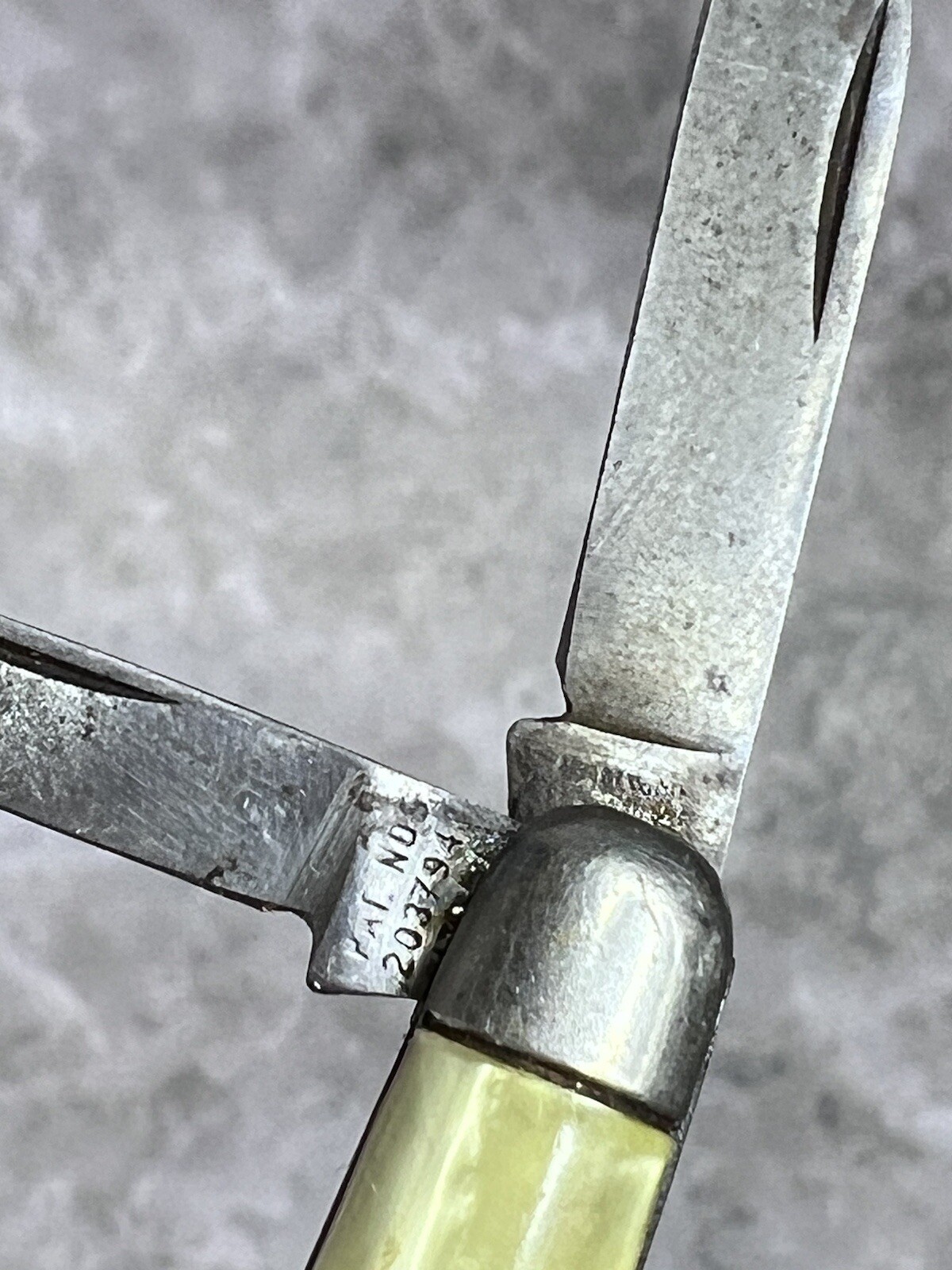 Hammer Brand Vintage 2 Blade Pocket Knife Vintage 1930’s PAT. NO5. 2037943 #1720