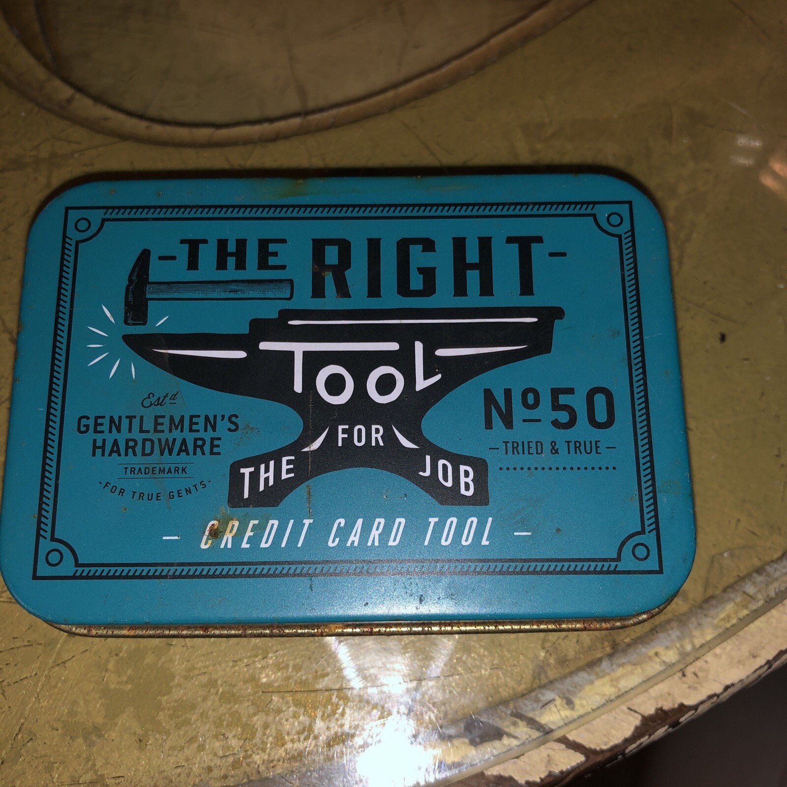 The Right Tool Credit Card Pocket Multi-Tool Stainless Steel