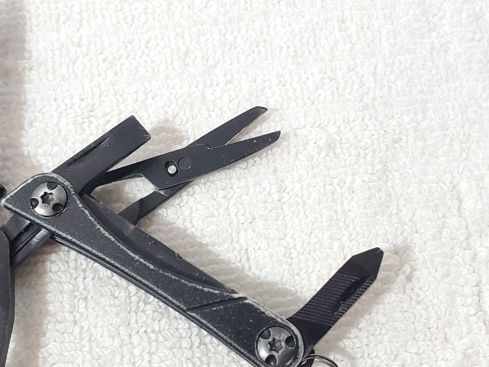 Gerber Dime Black Mini Multi-Tool Black Compact Keychain Pliers Scissors Tool