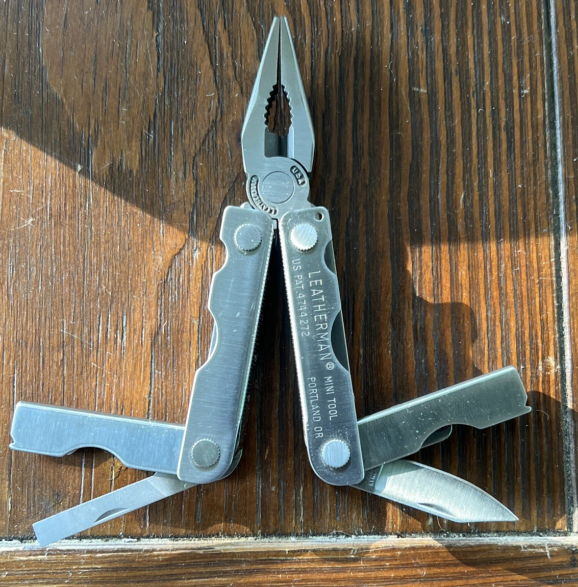 Vintage 90s Leatherman Mini Tool US Pat 4744272 Made In USA New Condition