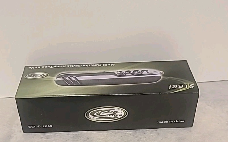 Vintage (2006) RITE EDGE StnlssSteel Multi Tool Swiss Army Knife Never Opened