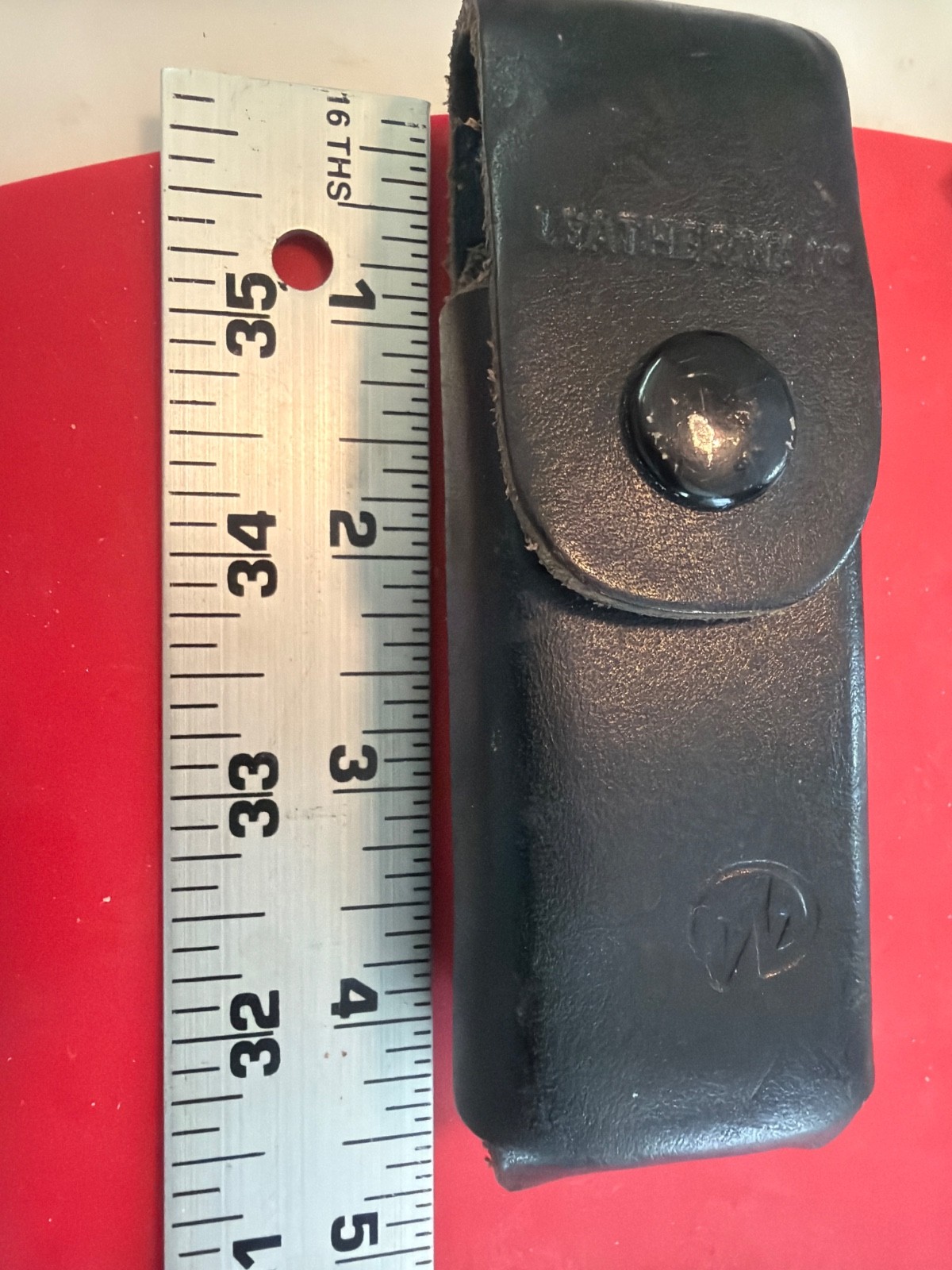 Leatherman SHEATH LOT Black Leather Sheath AND BLACK CORDUR SHEATH