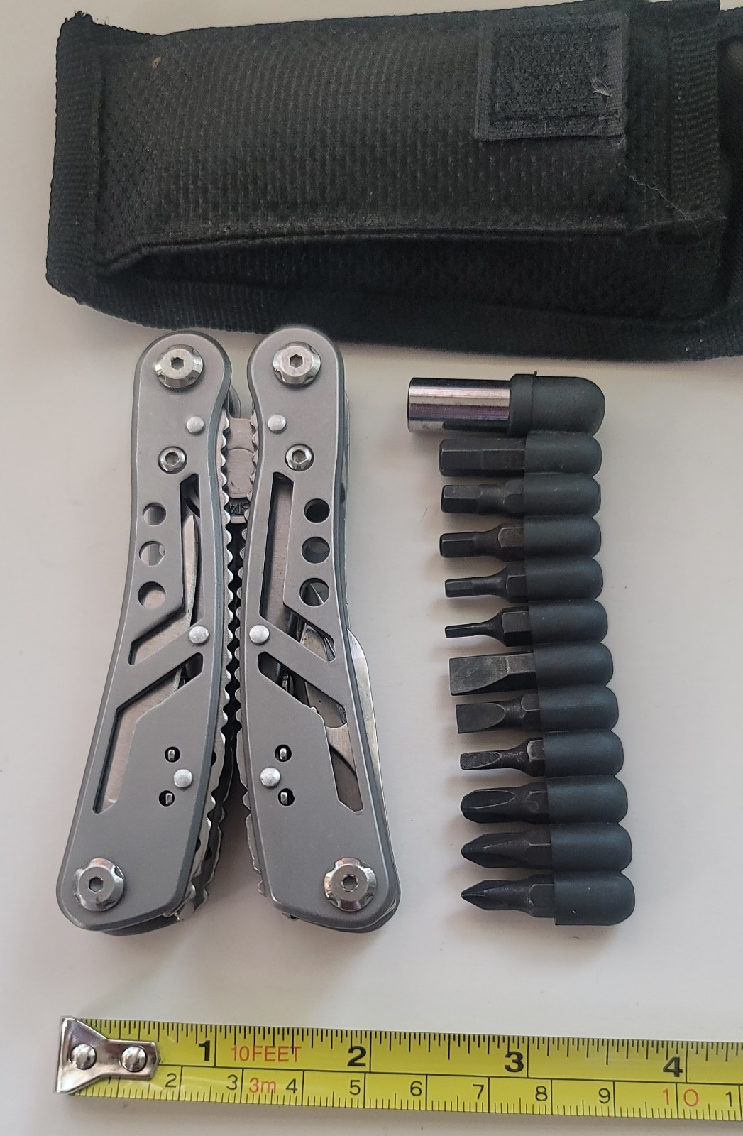 Grand Way 13-In-1 Stainless Steel Multi-Tool Pliers With Case