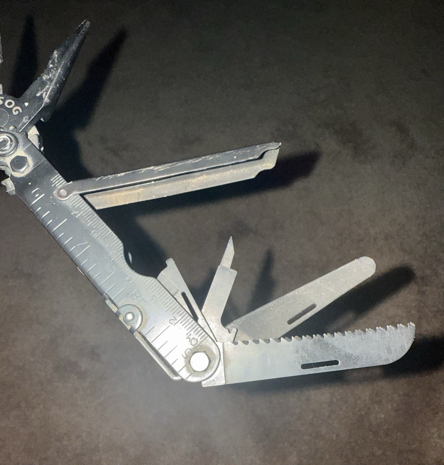 Vintage Sog S6 Stainless Steel Powerlock Wire Cutter Pocket Multi-Tool