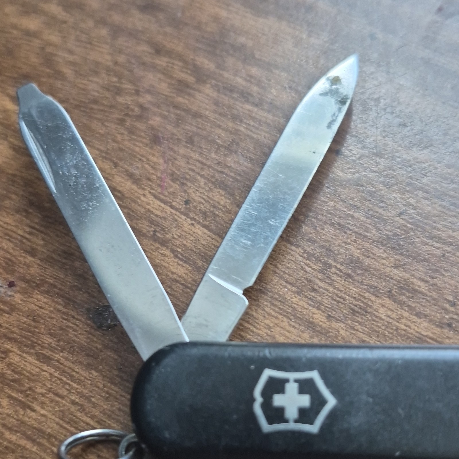 Victorinox Classic Black Multi-Tool 5 Tools Knife Scissors File Keyring