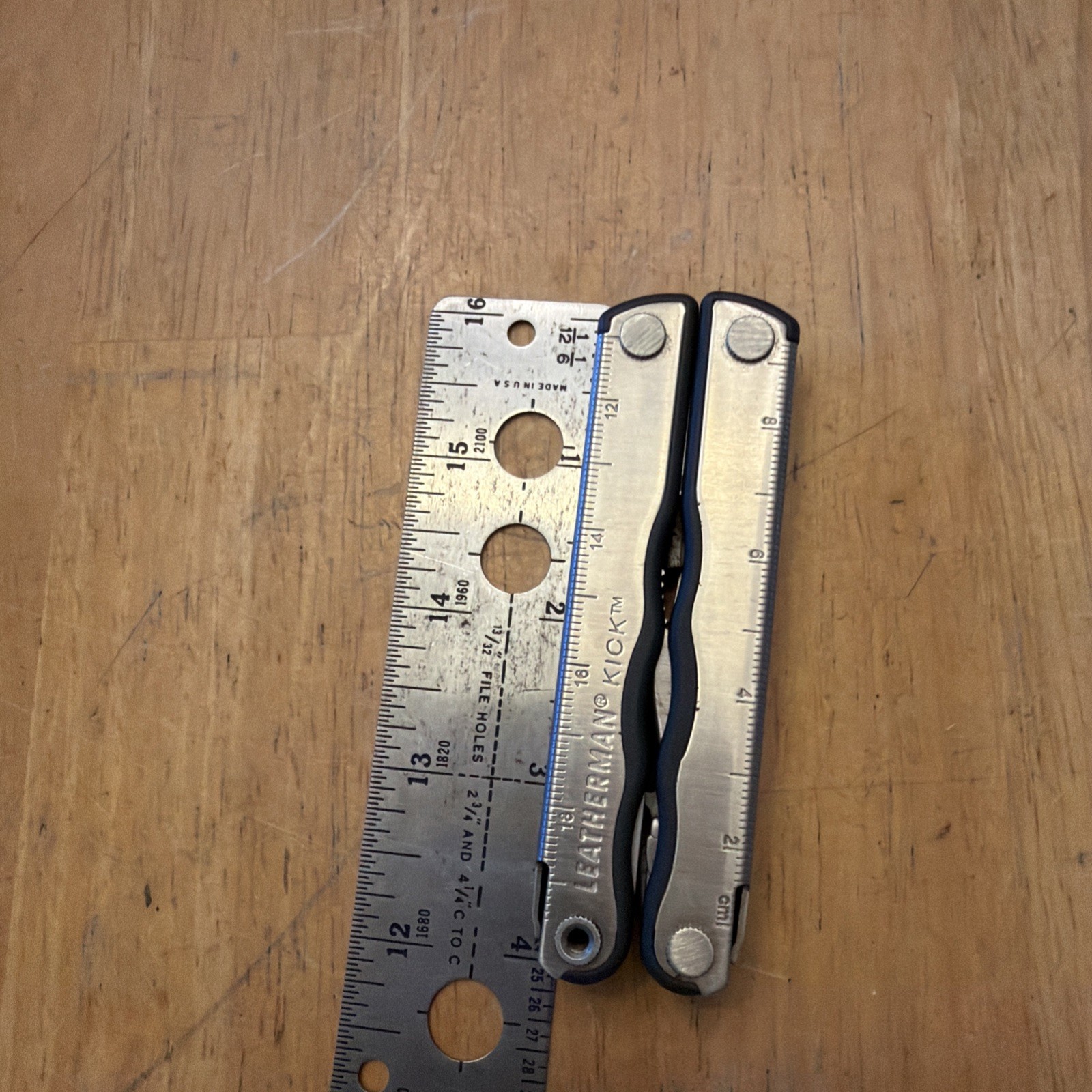 Leatherman KICK Multi Tool Knife RETIRED NO POCKET CLIP Pre Owned Some Rust