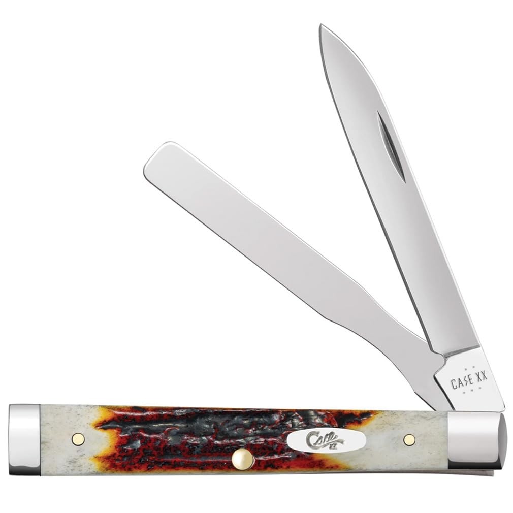 Case XX Baby Doc 2.88″ Stainless Red Stag Folding Knife R5282SP SS 09573