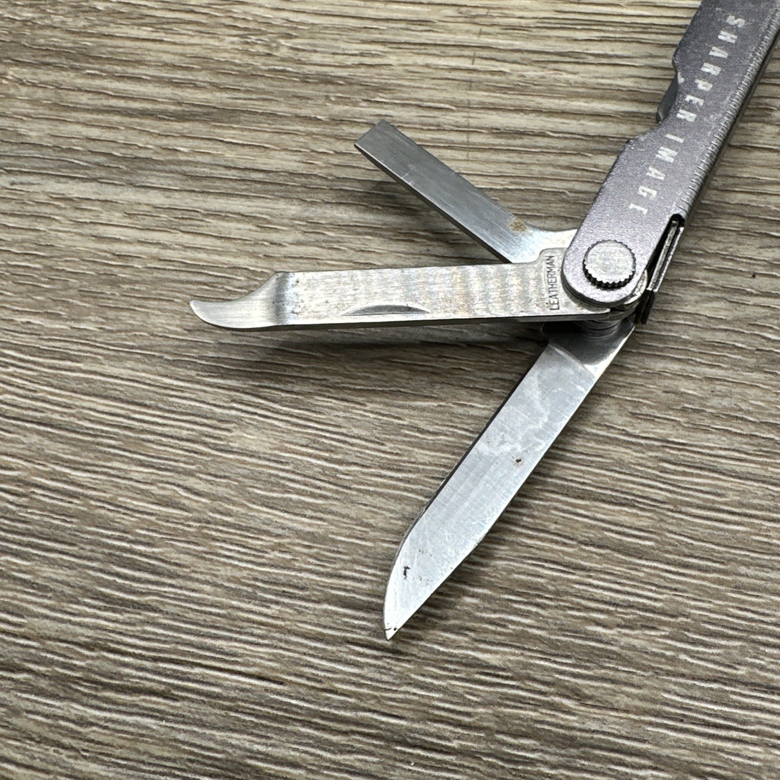Leatherman Micra Multi Tool Gray Sharper Image Branded