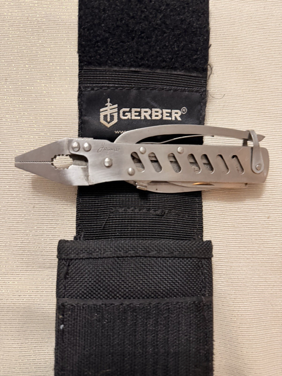 Gerber Jaguar Multi-Tool Stainless Steel Folding Pliers w/ Sheath