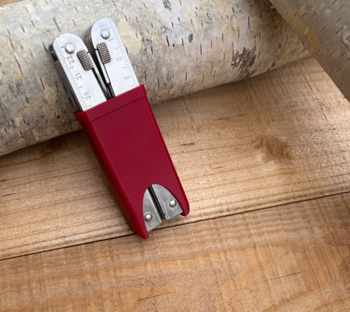 Belt Sheath fits Victorinox Swiss Tool Multi-tool Swiss Army Knife RED