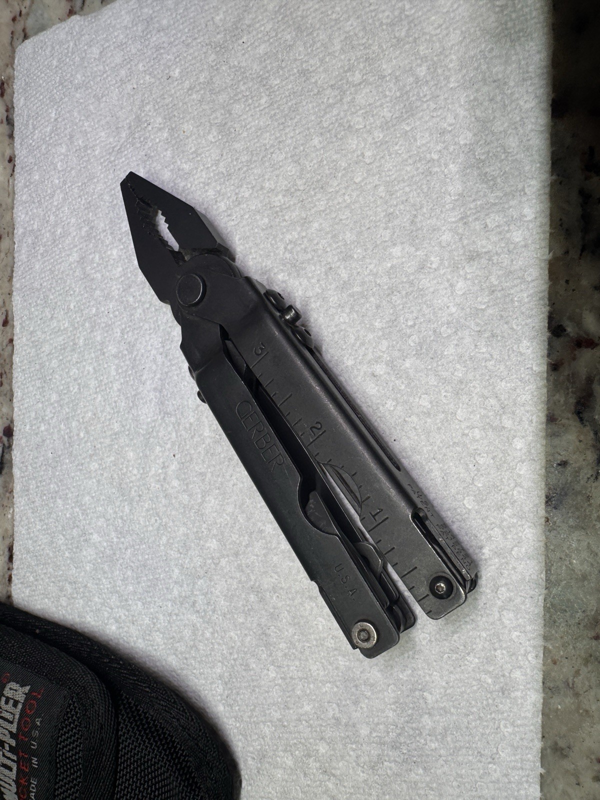Vintage Gerber MP 3 Multi Tool USA Black w/ Nylon Case