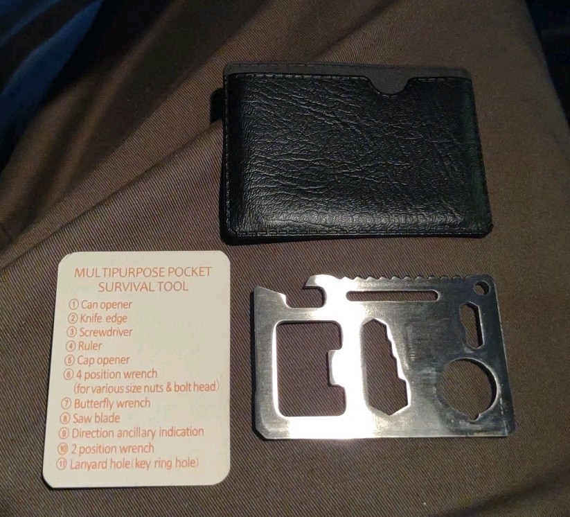 Multipurpose Pocket Survival Tool