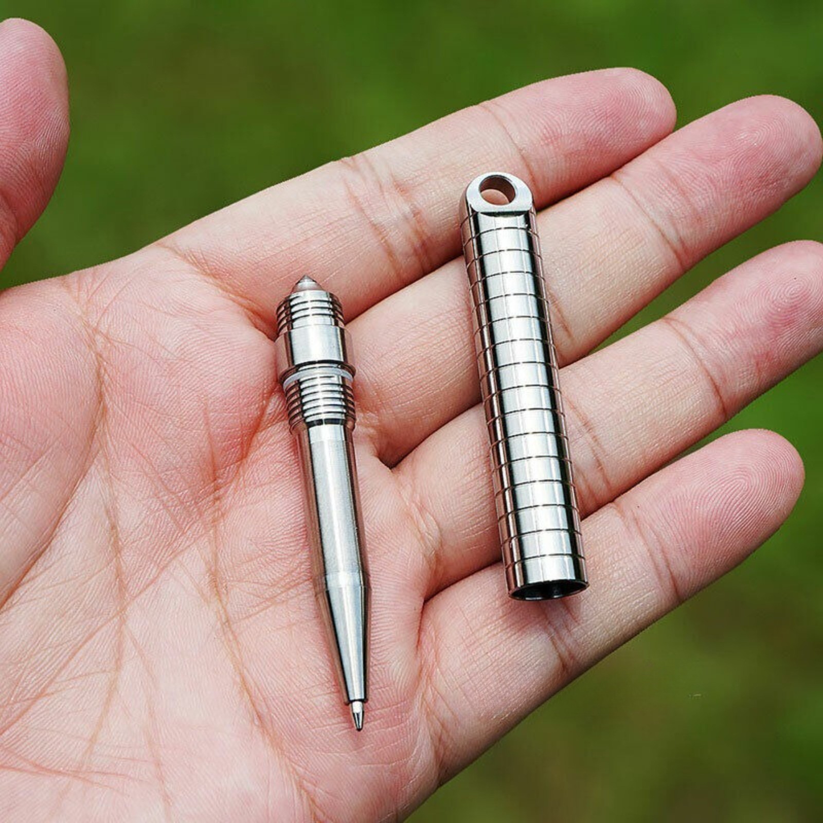 EDC Min Titanium Keychain Practical Ballpoint Pen Signature Tacticak Outdoor Pen