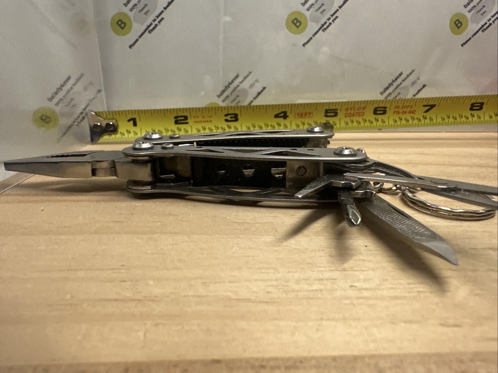 Sheffield 12-in-1 Mini Multitool Key Chain Folding Pocket