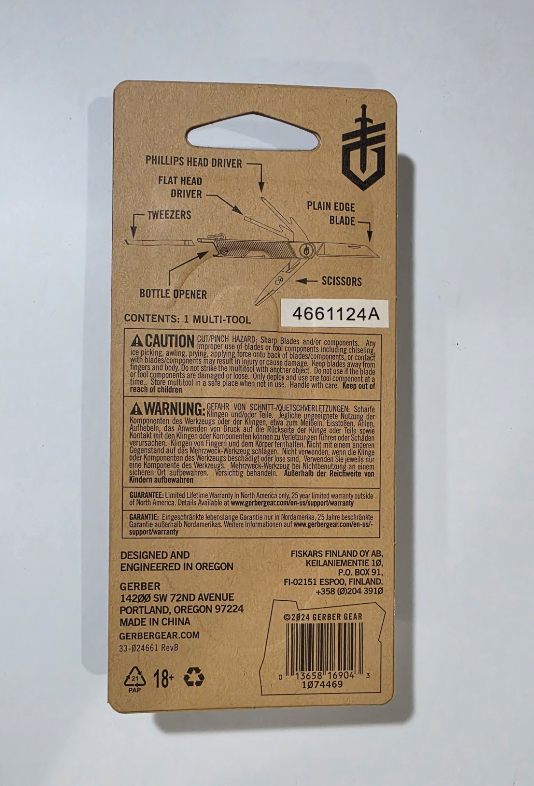 Genuine Gerber Armbar Mini Multi Tool Grey NEW UNOPENED – FAST SHIPPING! 📦📨🚚⚡