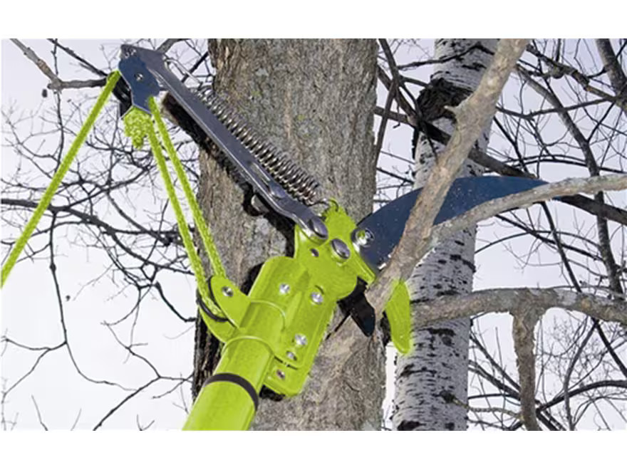 HME Extendable 6′ Pole Saw 12″ Carbon Steel Blade Foam Handle Green